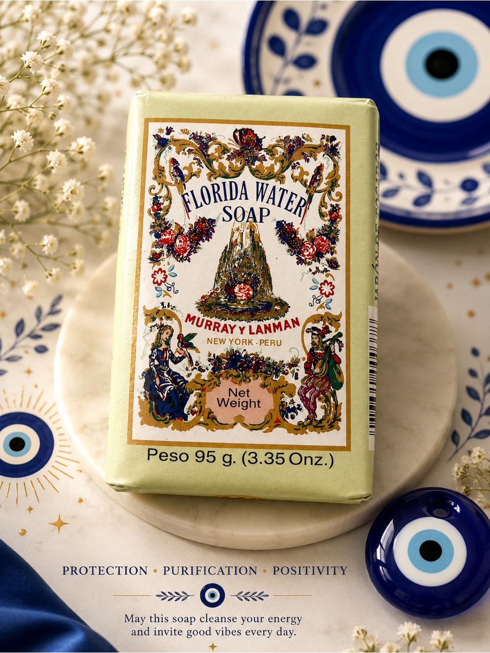 🧼🫧Florida Water Soap – Light Green🫧🧼
